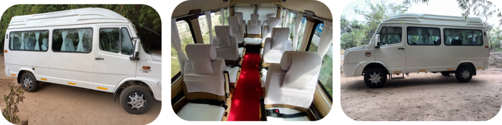 9 seater tempo traveler rental bangalore, luxury 9 seater tt hire bangalore