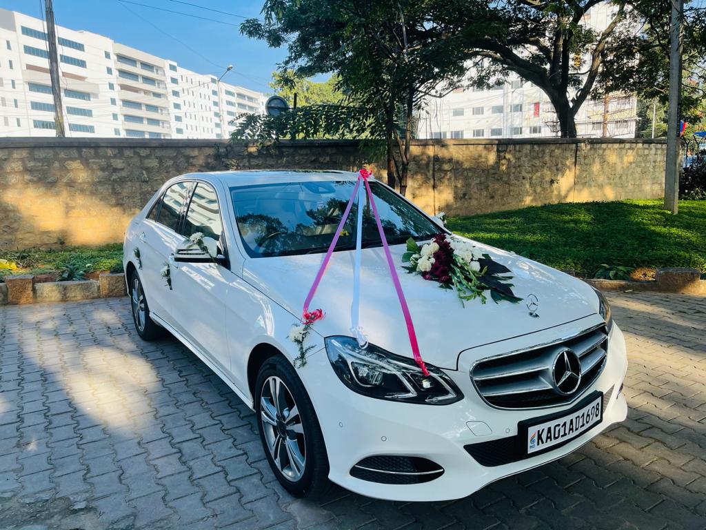 luxury Mercedes Benz  car rental bangalore